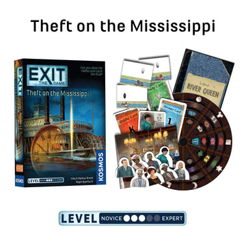 EXIT: The Game 4-Pack Escape Room Bundle | Season 4 | Theft on the Mississippi | Stormy Flight | Cemetery of the Knight | Enchanted Forest |