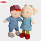 HABA Soft Doll Mirle 8" - First Baby Doll with Blonde Pony Tail for Ages 6 Months +