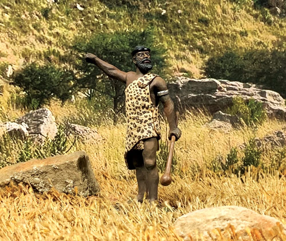 W. Britain Anglo Zulu War 20204 Zulu Chief Signalling 1879 1:30 Scale Metal