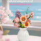 ROBOTIME 3D Puzzle Sakura TW101, DIY Wooden Flower Craft, Artificial Flowers Model Kit to Assemble for Adults, Home Decoration and Valentine's Day Toy