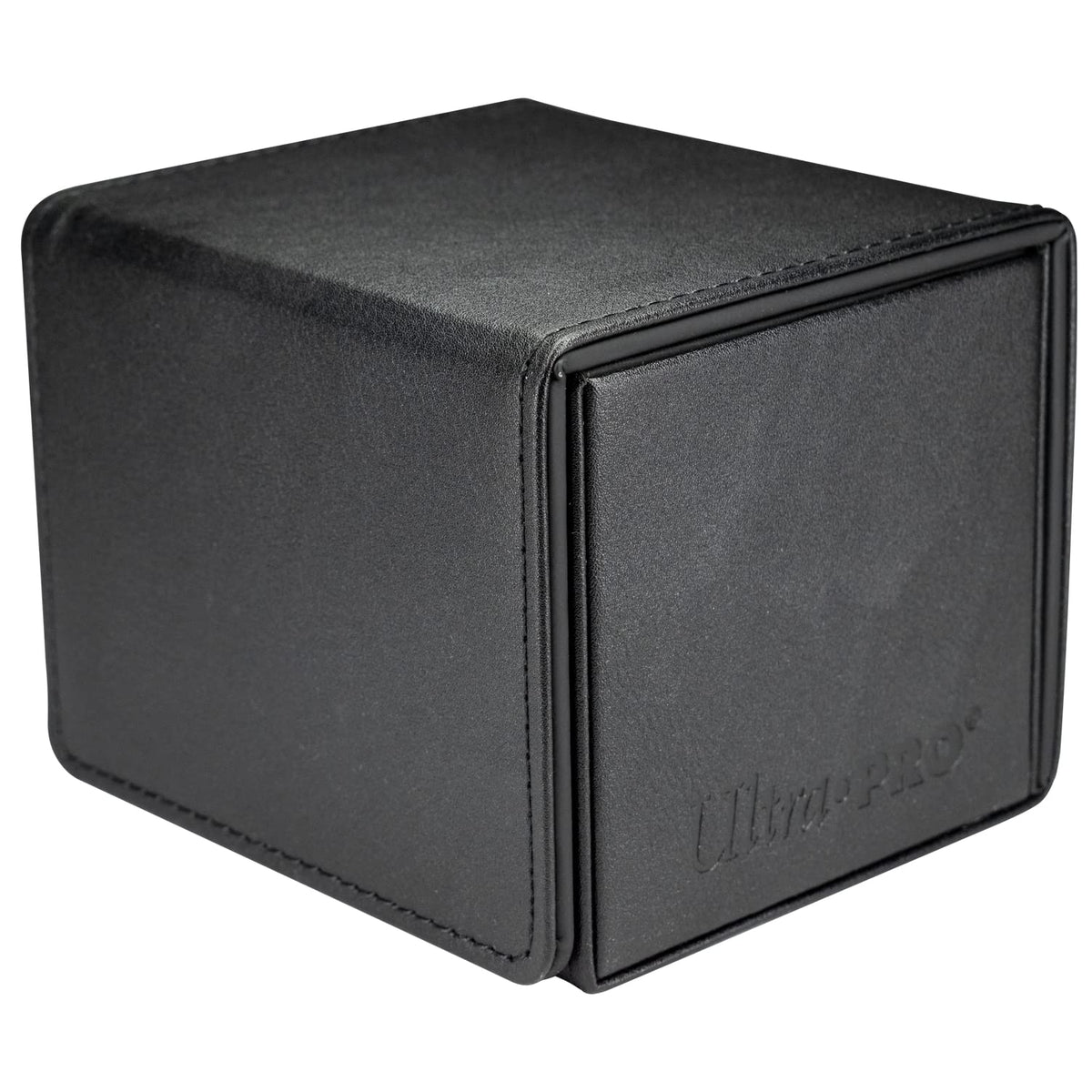 Ultra Pro - Vivid Alcove Edge Deck Box (Black) - Stores & Protects Up To 100 Standard Size Collectible, Baseball, Gaming, Sports or Any Standard Size