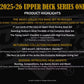 2025/26 Upper Deck Series 1 Hockey Trading Card Tin (Three Young Guns Rookie Cards Per Box)