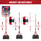 HYES 4 in 1 Kids Basketball Hoop and Tball Set for Kids 3-5