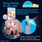 Moonlite Storytime Single Story - Uni the Unicorn and the Dream Come True - Vibrant Storybook Art Projections with Playful Sound Effects & Background