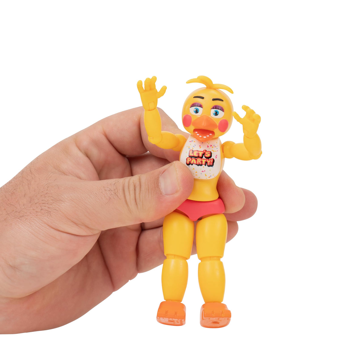 Jazwares Five Nights at Freddy’s Toy Chica - 5-Inch Articulated Figure with Jumpscare Feature and Glow-in-The-Dark Eyes