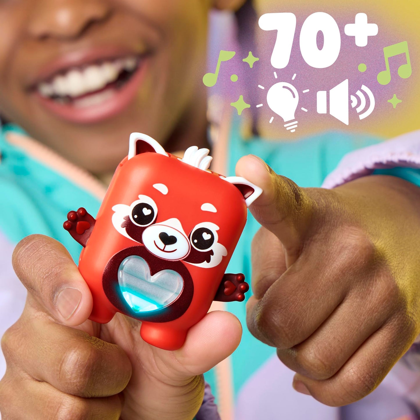 Nano-MALS Pamanda The Red Panda, Electronic Pet Panda Toy, 70+ Responses, Interactive Fidget Toys for Girls & Boys Ages 5+