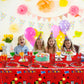 81Pcs Cartoon Spider Birthday Party Supplies,Red Spider Set Tableware Plates Napkins Cups Knives Spoons Forks