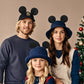 4 Pcs Magnetic Mouse Ears for Hats, Removable Magnet Minni Ear for Cap, Interchangeable Mouse Ears for Baseball Hat, Clip-On Hat Accessory, Adults