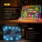 17'' Led Drawing Board for Kids - Flicker-Free LED Note Board, 10 Light Effects & 4 Light Intensities Drawing Tablet, Gifts for Girls Boys Aged 4-12