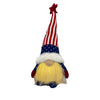 Galt International 4th of July USA Patriotic Stars & Stripes Light-Up Plush Gnome Independence Day Memorial Day Decor