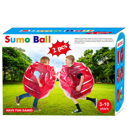 ZHUYNXIR Wearable Inflatable Sumo Balls for Kids, Blow Up Body Bumper Ball, Outdoor Backyard Game Toy, Inflatable Sumo Ball for Children Party