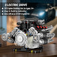 HIGH GODO V8 Engine Building Kit that Works, Build Your Own MOC V8 Engine Model with App Control, Visible Car Engine Model Kit with Motor and Lights
