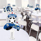 Big Dot of Happiness Calling All Units - Police - Cop Birthday Party or Baby Shower Centerpiece Sticks - Showstopper Table Toppers - 35 Pieces
