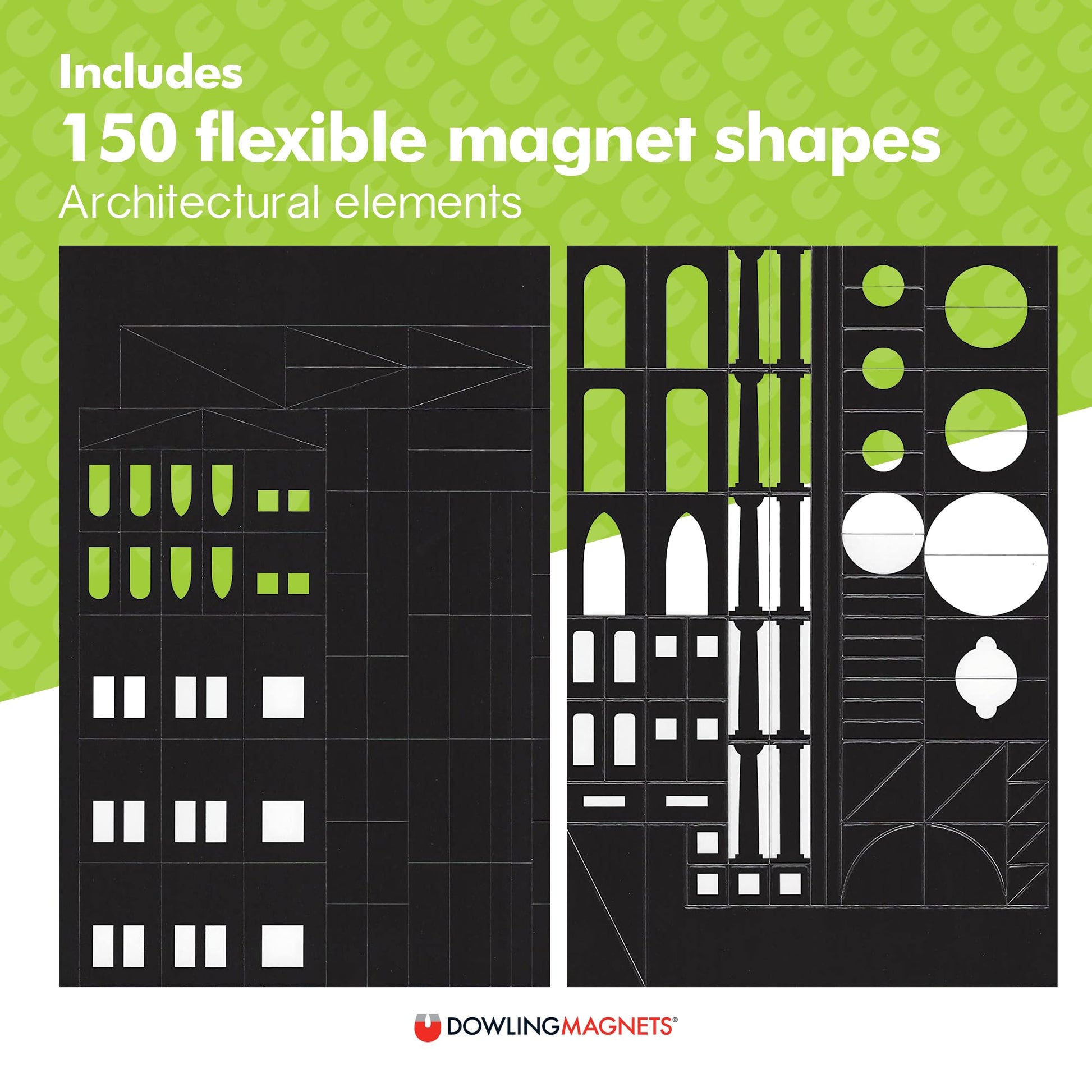 Dowling Magnets Wonderboard STEAM Architect Magnet Set Small