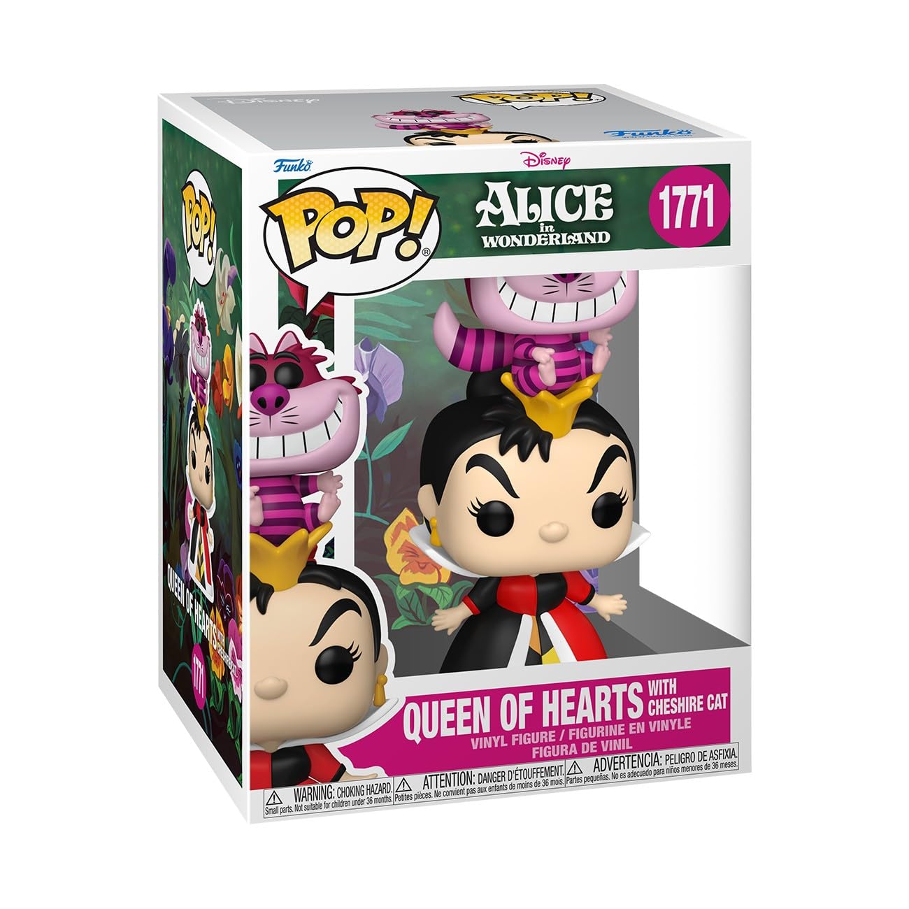 Funko Pop! Premium: Alice in Wonderland Classic - Queen of Hearts with Cheshire Cat - Collectable Vinyl Figure - Gift Idea - Official Merchandise -