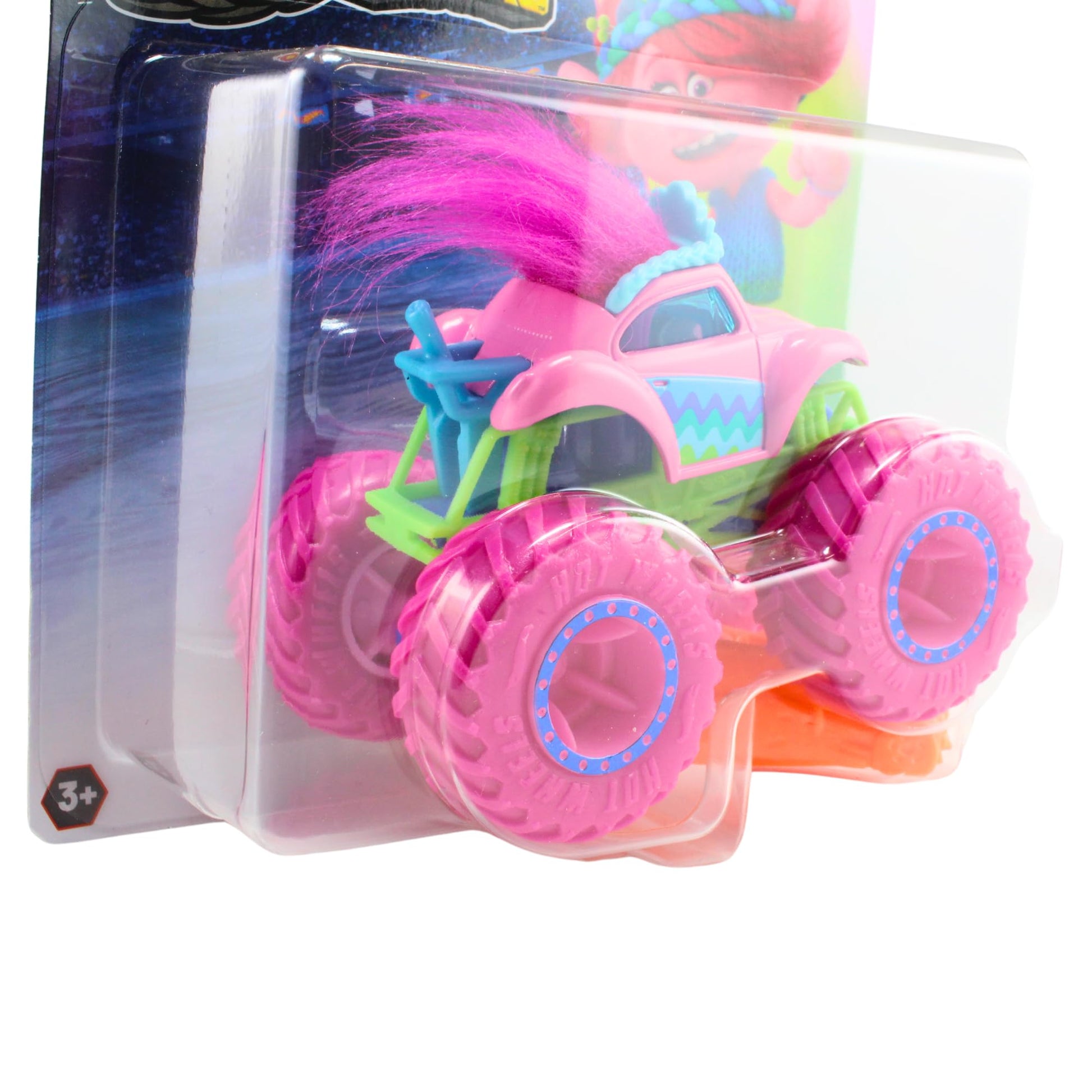 Hot Wheels Monster Trucks New for 2024 1:64 Scale (Trolls Poppy)