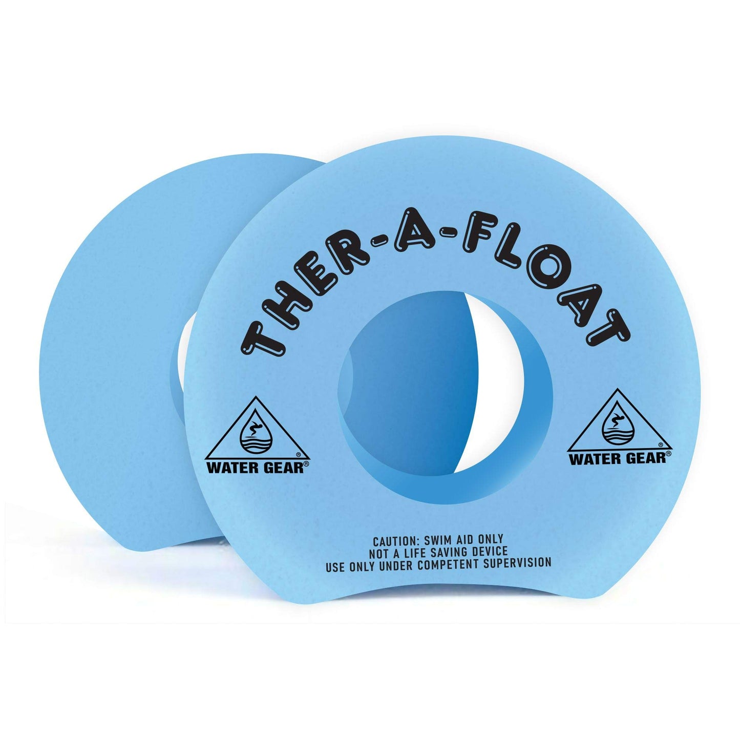 Water Gear Ther-A-Float Rings - Arm Floating Ring Device for Deep Water Exercise - Aquatic Sports Workout - Sleeves Bands for Vertical Suspension