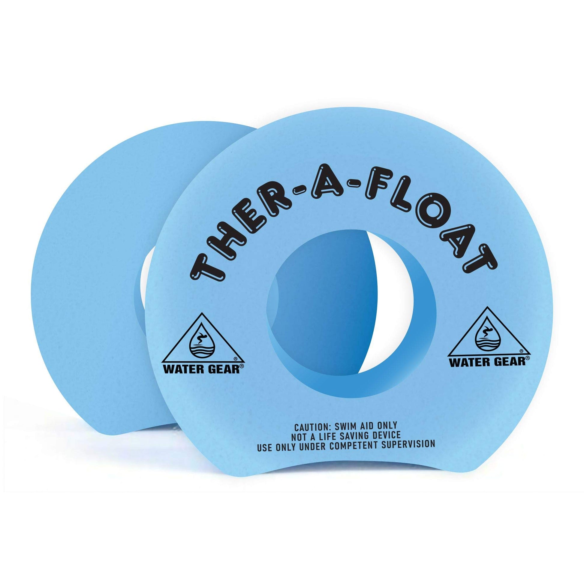 Water Gear Ther-A-Float Rings - Arm Floating Ring Device for Deep Water Exercise - Aquatic Sports Workout - Sleeves Bands for Vertical Suspension