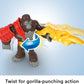 Fisher-Price Imaginext Preschool Toys Boss Level Army Pack 9-Piece Monkey & Gorilla Figure Set for Pretend Play Ages 3+ Years