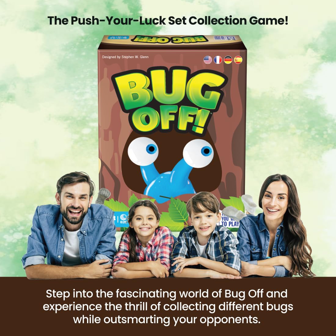 R&R Games Bug Off Family Card Game