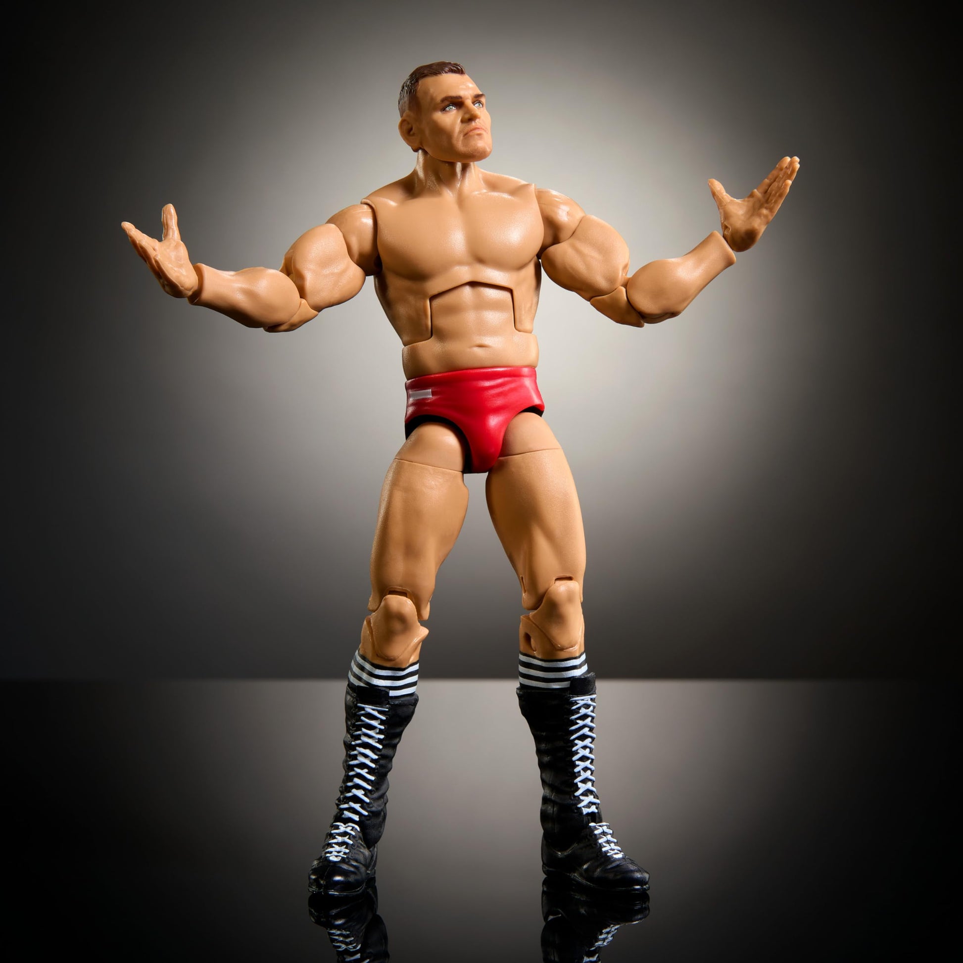Mattel WWE Elite Collection Top Picks Action Figure & Accessories Set, Gunther 6-inch Collectible with Articulation & Interchangeable Parts