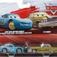 Mattel Cars 3 1:55 Scale Diecast 2-Pack On The Road Bling Bling Lightning McQueen and Tex Dinoco