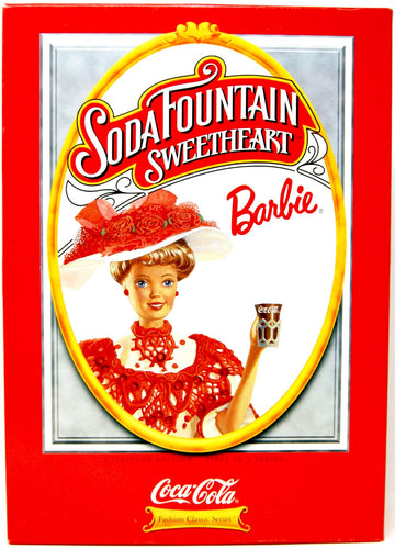 Mattel Soda Fountain Sweetheart Barbie - Coca Cole Barbie - 1st