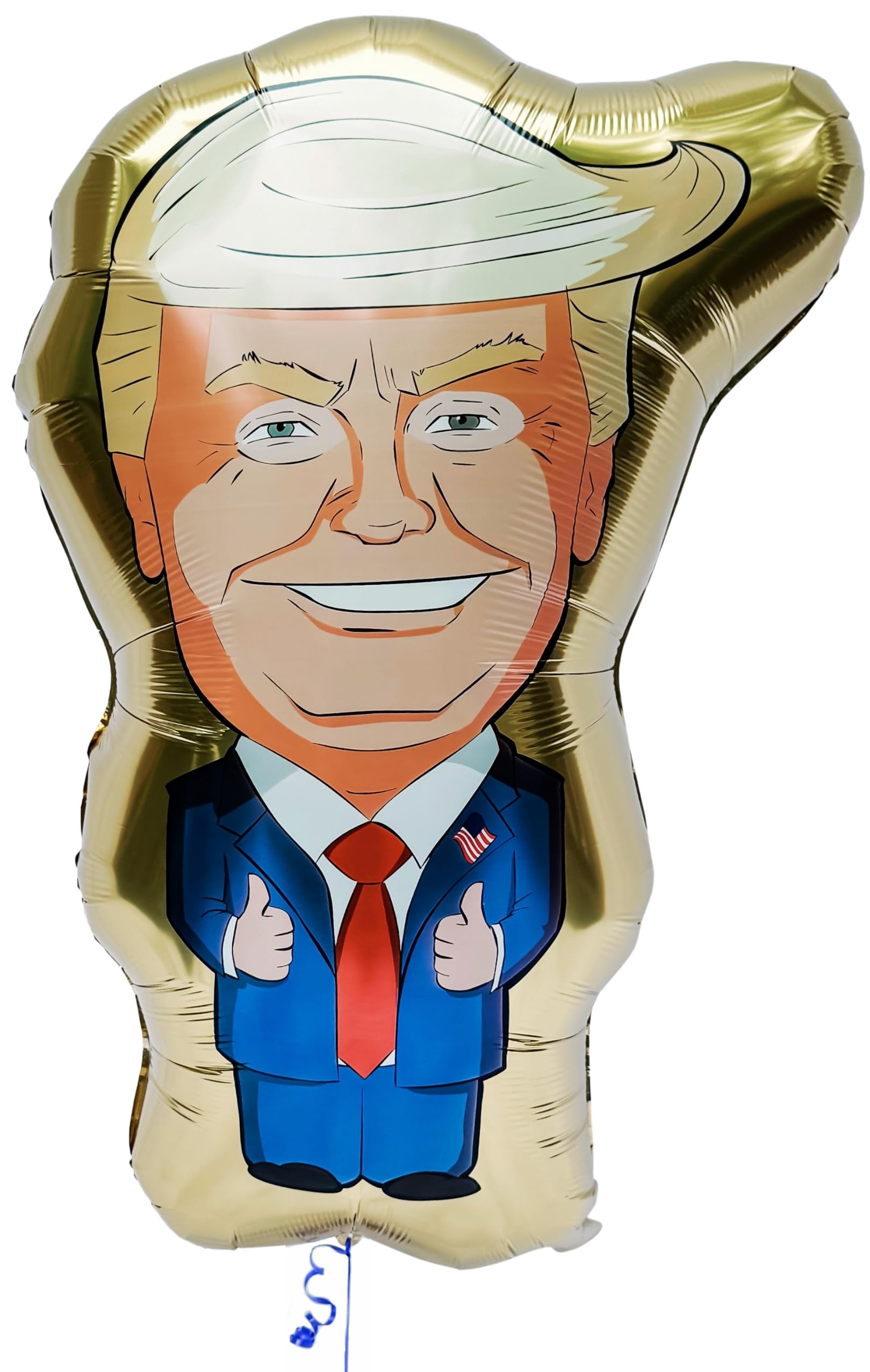 40-Inch Donald Trump Gold Foil Balloon