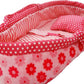 Pink Daisy Doll Carrier Bassinet Bed Carrier & Pillow, 18" | Baby Doll Bassinets, Play Baby Doll Carrier, Doll Baby Carriers, Baby Doll Carrier Bed