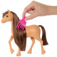 Barbie Mysteries: in Search of The Lost Mare Horse Hairstyles, Doll Toy Horse with Extra Long Mane, Comb and Hair Accessories, Inspired by The Series