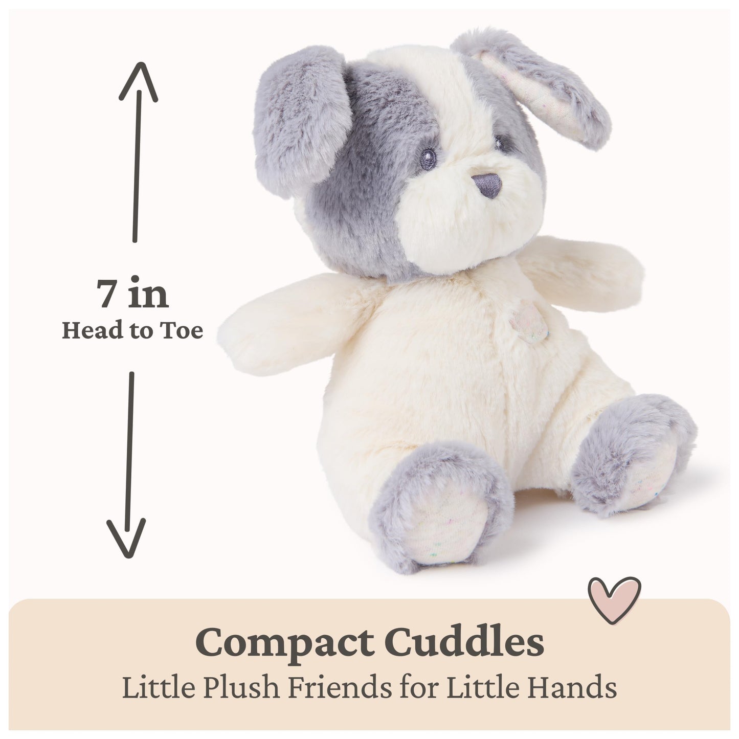 GUND Baby Oh So Snuggly Little Puppy 7-Inch Plush Toy, Ages 0+