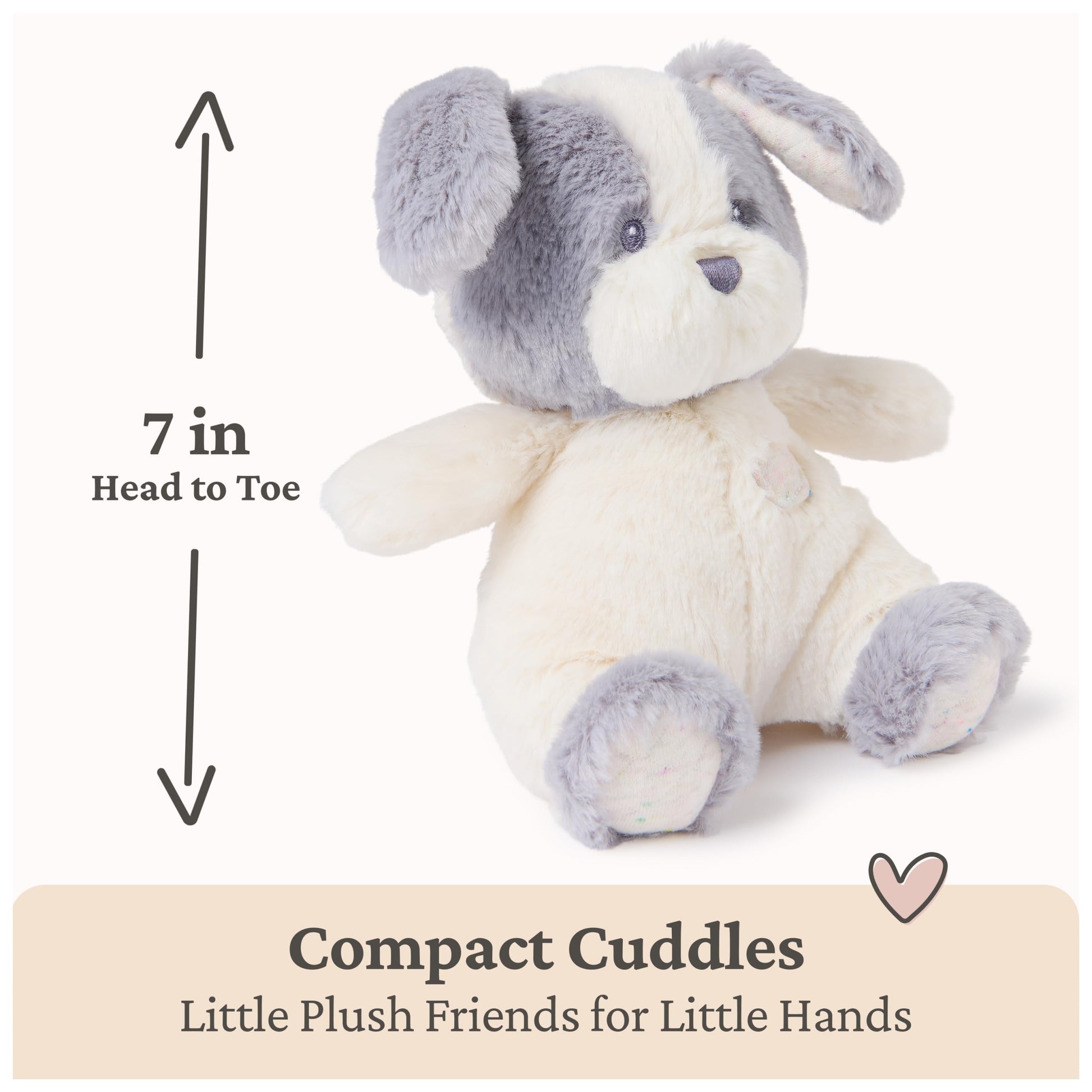GUND Baby Oh So Snuggly Little Puppy 7-Inch Plush Toy, Ages 0+