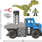 Fisher-Price Imaginext Jurassic World Dominion Toy, Break Out Dino Hauler Vehicle & T. rex Dinosaur for Preschool Kids Ages 3+ Years