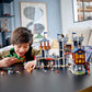 LEGO Creator 3 in 1 Medieval Castle Toy, Transforms from Castle to Tower to Marketplace, Includes Skeleton and Dragon Figure, with 3 Minifigures and