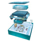Sit Down! Dive Board Game - Unique Transparent Ocean Cards, Push Your Luck, Catch a Ride on a Sea Turtle or Dolphin - First to 23 Points Wins, 1-4