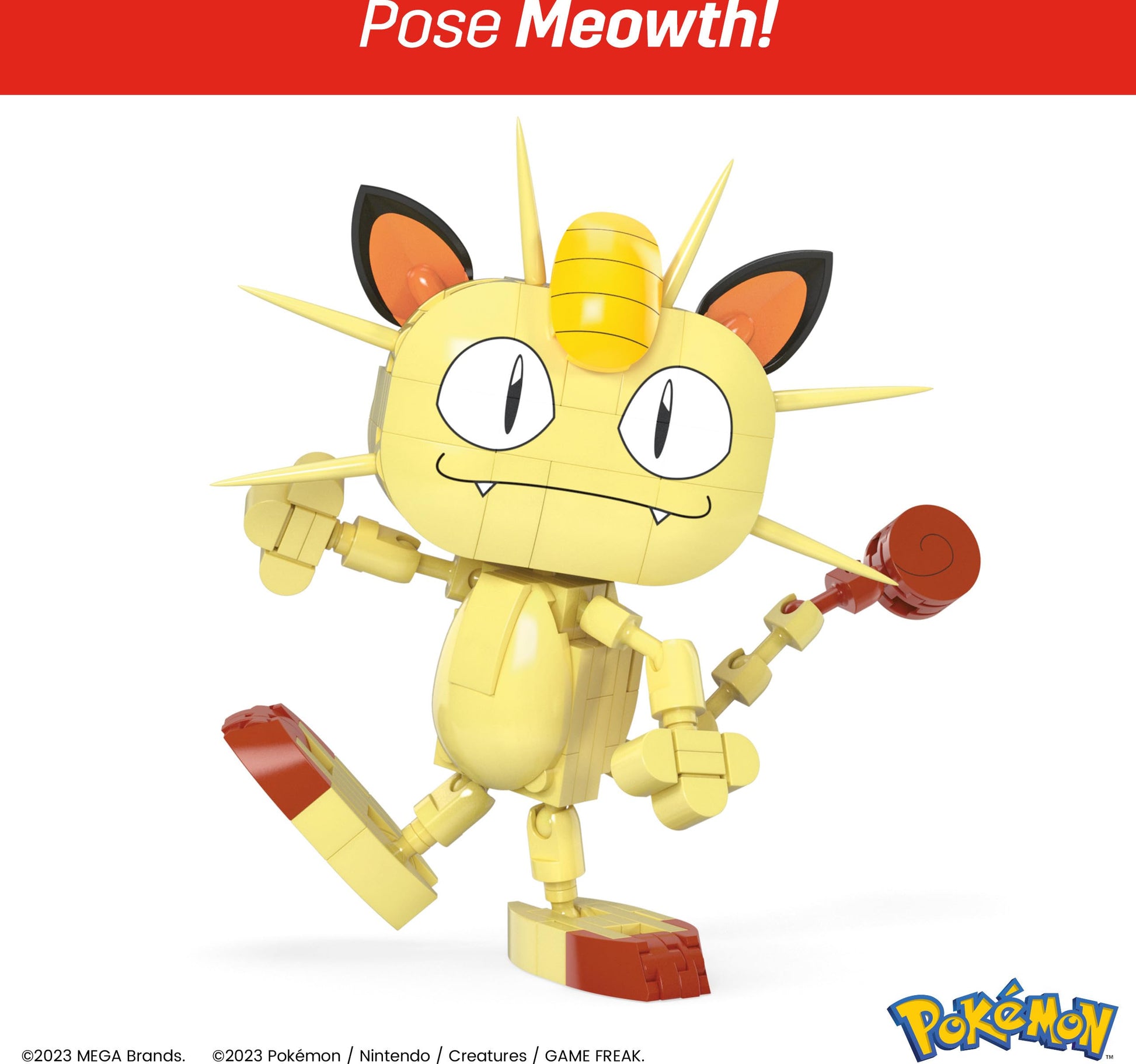 MEGA Pokémon Building Toys Set Kanto Region Trio with 529 Pieces and 3 Poseable Characters, 4 Inches Tall, for Kids