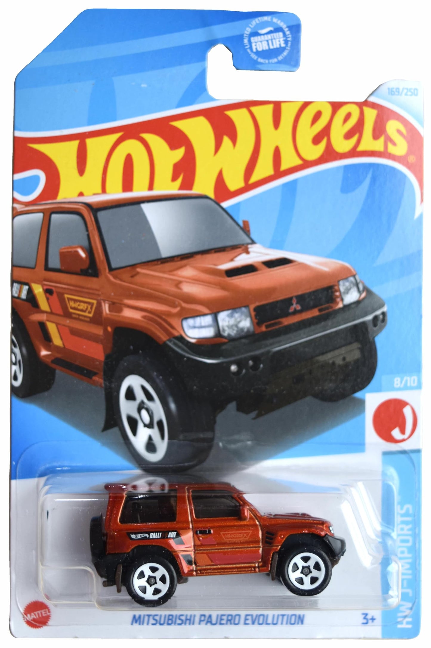 Hot Wheels Mitsubishi Pajero Evolution, HW J-Imports 8/10 [Burnt Orange] 169/250