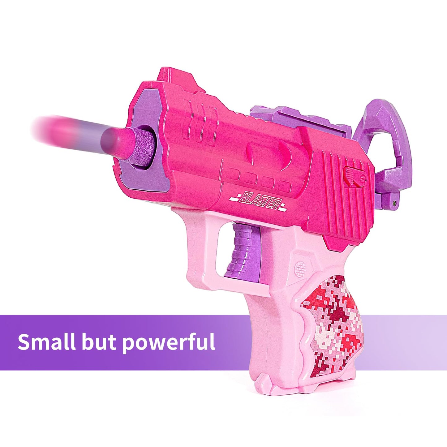 Girls Tactical Vest Kit with Blaster - Kids Pink Tactical Vest Compatible with Nerf Rebelle N-Strike Purple Darts Googles for Girl