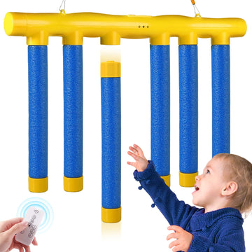 Maschief Hand Speed Challenge Game with Remote Control?3-Speed Drop Stick Reaction Training Toy for Family and Party, Hand-Eye Coordination Brain Game