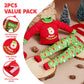 JOYIN 2 PCS Christmas Santa Ugly Sweaters for Doll, Cupcakes and Donuts Themed Naughty Christmas Doll Clothes Accessories for Holiday Room Party