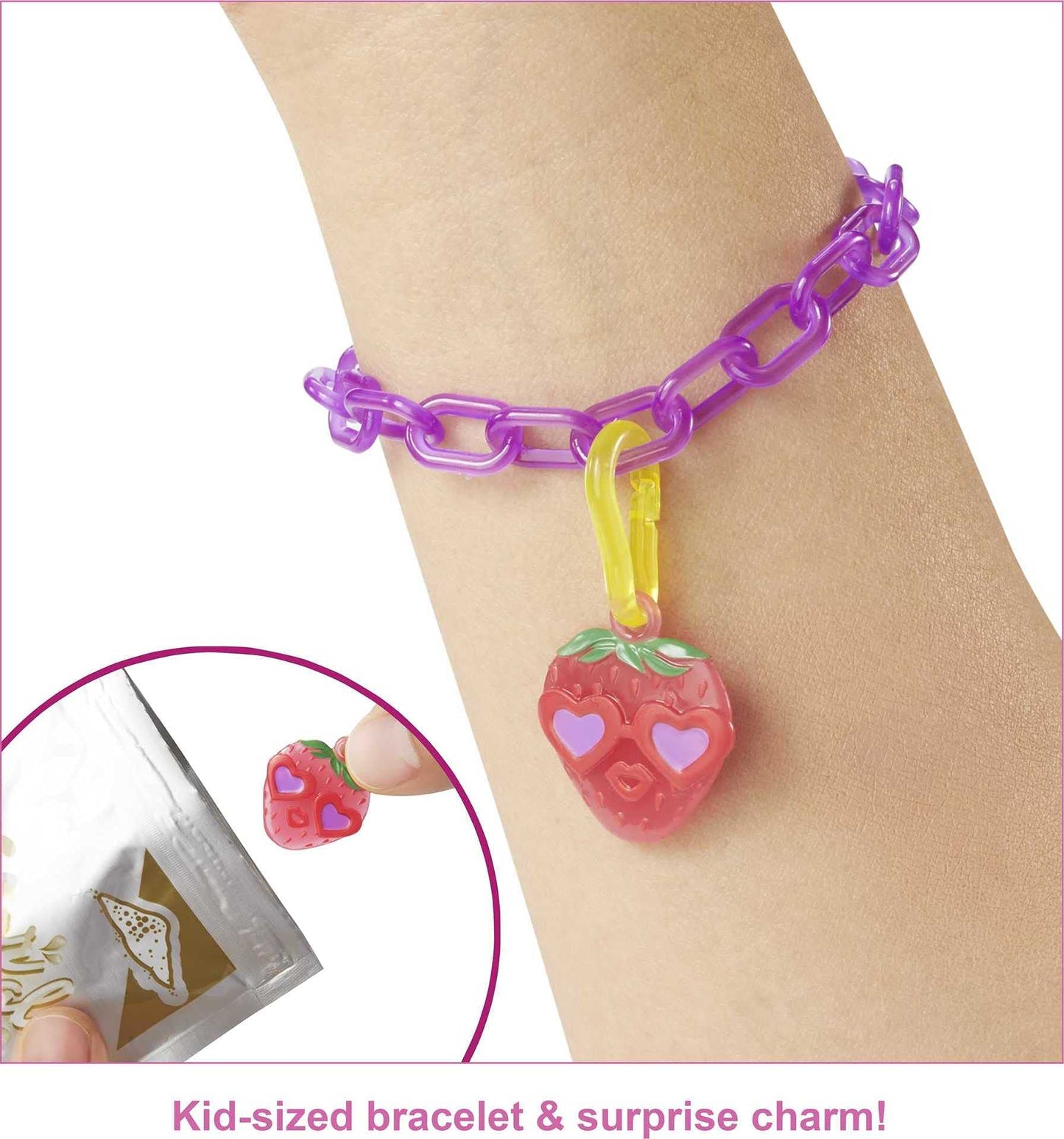 Barbie Color Reveal Foam! Doll & Pet Friend with 25 Surprises: Scented Bubble Solution, Outfits, Hair Extension, Accessories, Kid Bracelet & Charm