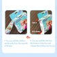3 Pack Kids Sticker in 30 Designs,600 Pcs 1-1/2 Inch Self Adhesive Label Roll Stickers for Kids and Teacher(Princess)
