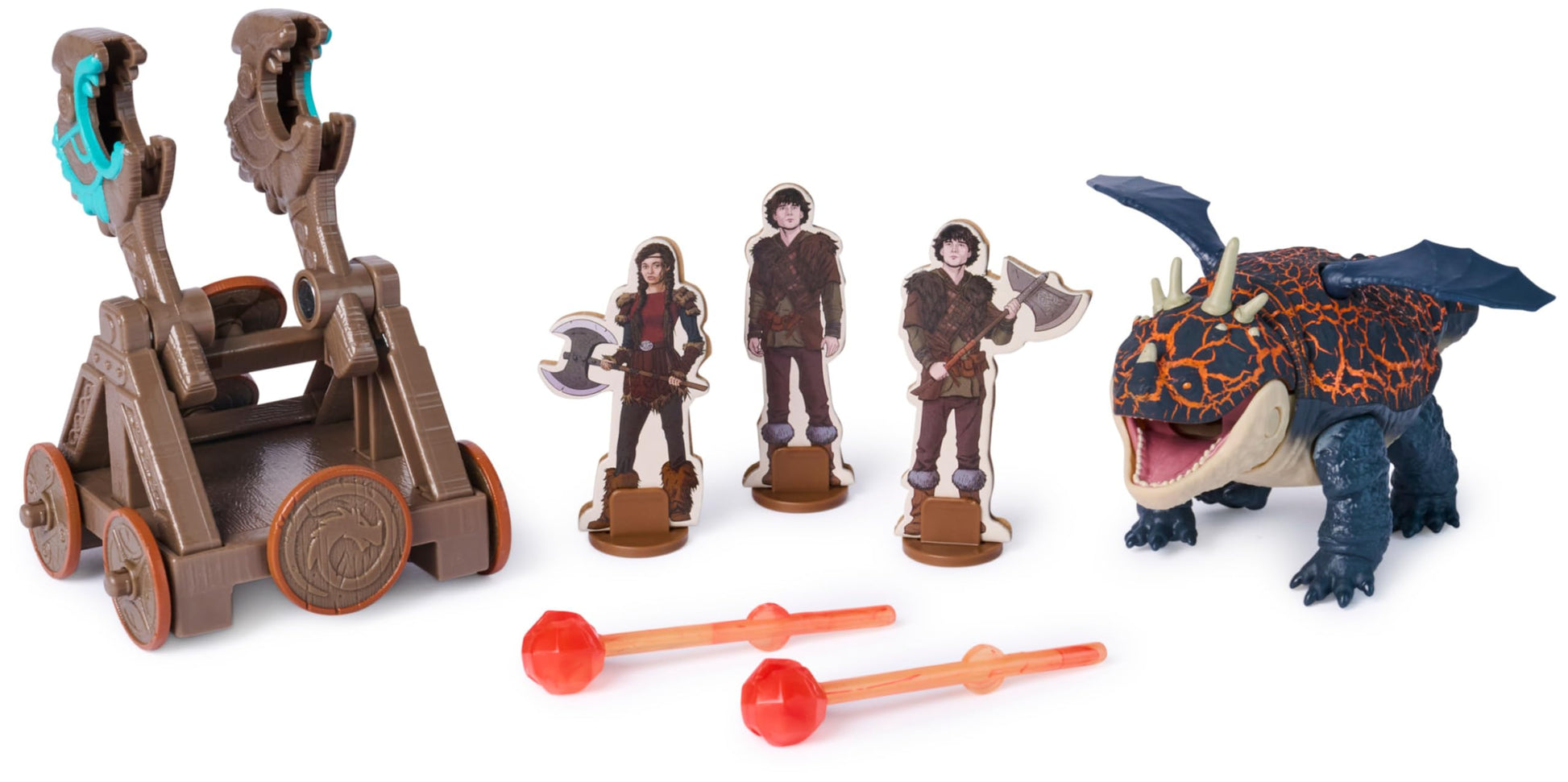 DreamWorks Dragons Blazing Battles Catapult Blast Toy Figure Playset