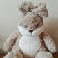 HWHXCZYH 19.6" Grumpy Bunny Plush, Funny Stuffed Animal Rabbit with Floppy Ears, Super Soft Moody Plushie Hug Pillow, Cute Gag Gift & Room Decor