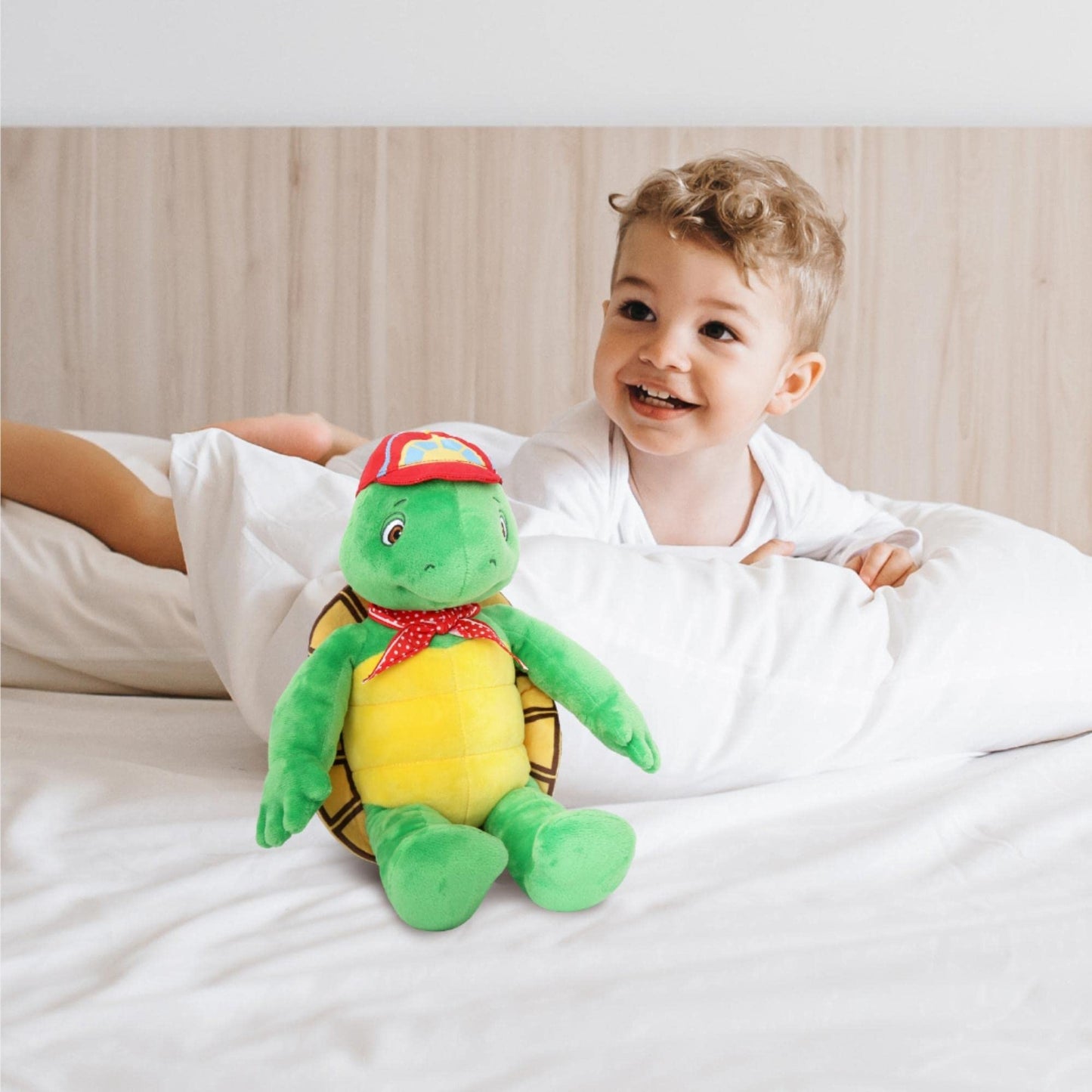Mighty Mojo Franklin the Turtle Plush Doll - Based on the Popular Children’s Book - 14" Plush Toy Doll for Kids 3 Years and Up - Learn and Play