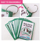 Zwttey 12PCS/Set Animals Body Parts Kids Gifts English Flash Cards Pocket Card Educational Learning Baby Toys for Children Pre-Kindergarten