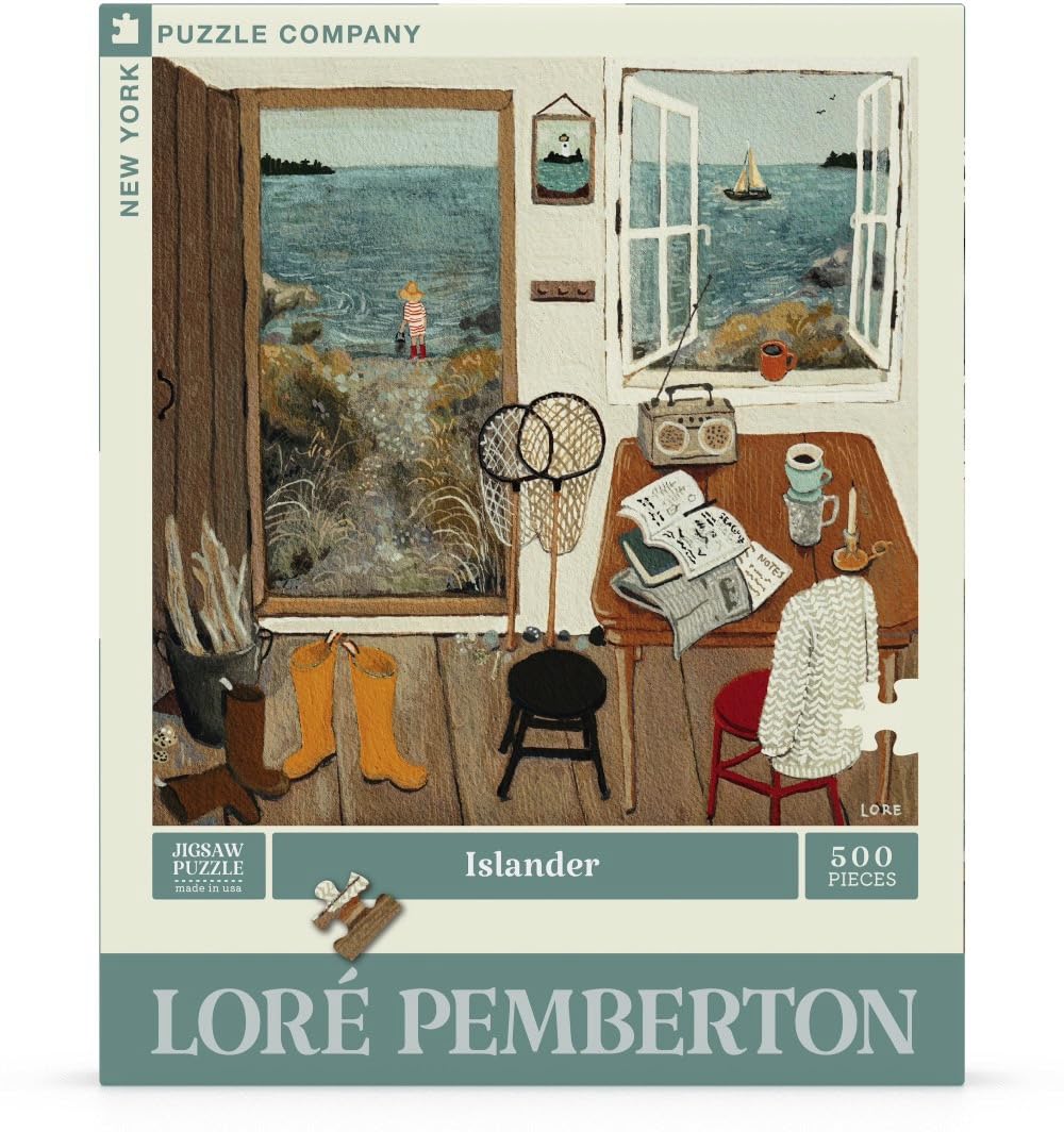New York Puzzle Company - Loré Pemberton Islander - 500 Piece Jigsaw Puzzle for Family Game Nights by Loré Pemberton