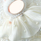 MOFABIA Clothes for 17cm Doll, 4 Pcs Set Doll's Outfits Luxury Bridal Dresses Skirts Headdress Bow Shoes Accessories, Stylish Adorable Luxury Wedding