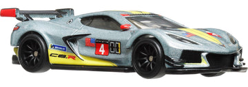Hot Wheels Premium Car Culture Collectible Toy Car, 1:64 Scale Die-Cast Corvette C8 R, Race Day Vehicle with Real Riders Tires