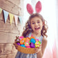 24 Pcs Filled Easter Eggs with Plush Bunny,Colorful Easter Eggs Prefilled with Plush Bunnies,Plush Animals Stuffed Toy for Kids Toddlers Easter Egg